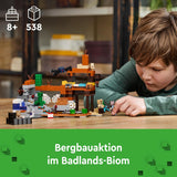 LEGO Minecraft Badlands Mijn Videogame Mijnbouwspeelgoedset voor jongens en meisjes vanaf 8 jaar Leuke bouwstenen Avontuurset Verjaardagscadeau 21263 Bouwsets Bekijk de LEGO-Store