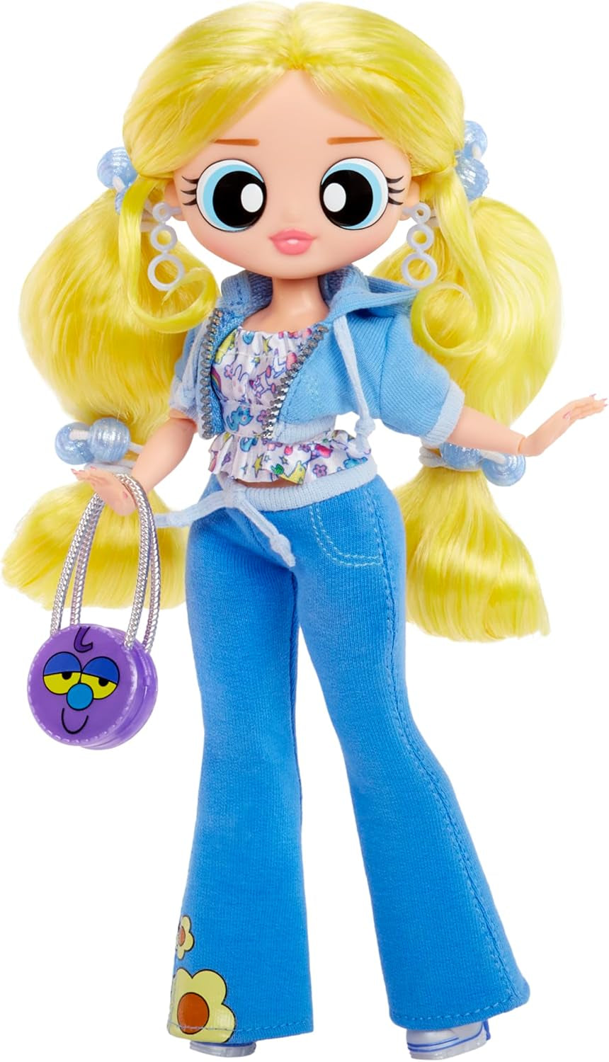 LOL. Verrassing! OMG The Powerpuff Girls Puppe - Bubbles - Enthält 1 Modepuppe, inclusief outfit en accessoires, 3 samen