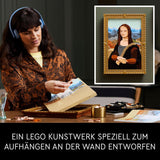 LEGO Art Mona Lisa, set voor volwassenen, Leonardo Da Vinci schilderij om op te hangen, creatieve activiteit voor mannen en vrouwen, cadeau voor kunstliefhebbers, Italiaanse renaissancekunst 31213 Bouwsets Besuche in LEGO-Store