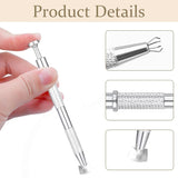 250 Stück Nail Art Schwamm Mit Metallgreifer Sponge Ombre Pinsel Nailart Nageldesign Zubehör Nagelstudio Zubehör Für DIY Babyboomer Effect Ombre Gradient Nageldesign