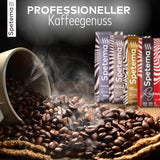 Spetema Kaffeebohnen Ragazzi Espressoreep - 50% Arabica & 50% Robusta, Intensität 8/10, Mittlere Röstung, Zartes Aroma & Dichtes Geschmackserlebnis, 1 kg.