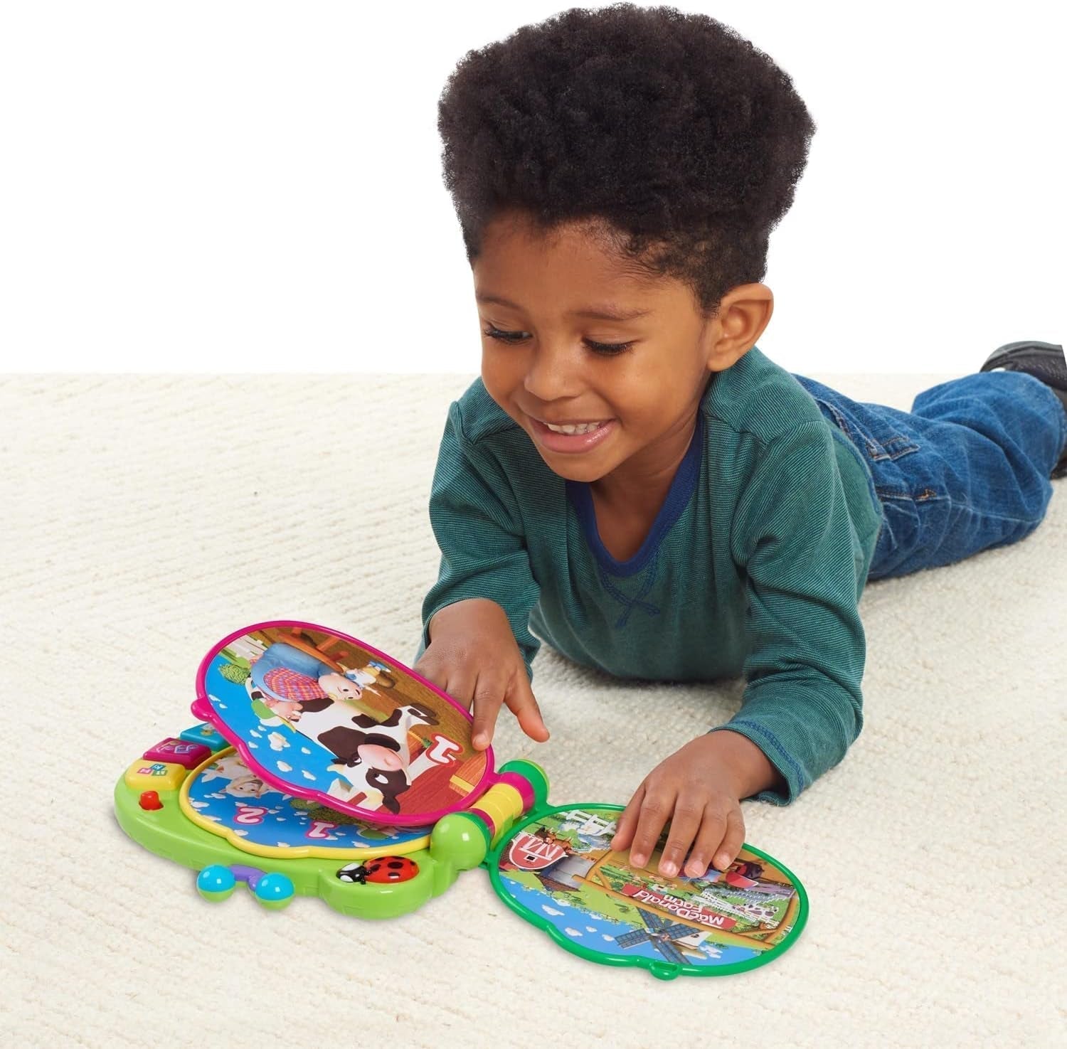 CoComelon, J.J leerboek, leerfuncties en elektronica, speelgoed voor kinderen vanaf 18 maanden, CCM10 (Franse versie) Bebe Toys Naty Shop