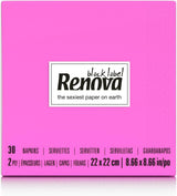 Renova cocktailservetten, fuchsia, 30 servetten