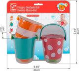 Hape Kleurrijke emmerset | Driedelig waterrad-badspeelgoed voor peuters, veelkleurig Jucarii Bebe Naty Shop
