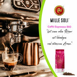 Caffè Biologische Espressobonen 250g - 100% Biologisch - Geroosterd op Sicilië - Eeuwenoude, handgemaakte brandmethode - Premium espressobonen voor volautomatische machines en portafilter