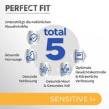 Natvoer voor katten Perfect Fit Sensitive 1+ met kip in saus, 12 zakjes, 12 x 85g - Premium natvoer voor gevoelige katten vanaf 1 jaar, zonder tarwe en soja, ter ondersteuning van de spijsvertering