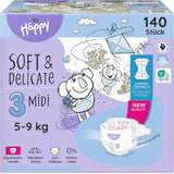 Bella Baby Happy Premium Luiers, Maat 6, Junior Extra, 15+ kg, 96 stuks, DERMATEST en OEKO-TEX Seal, Wegwerpluiers