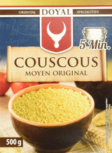 Couscous – Lichte en luchtige couscous met een lichte nootachtige smaak – Een typische Noord-Afrikaanse specialiteit – 1 x 500 g