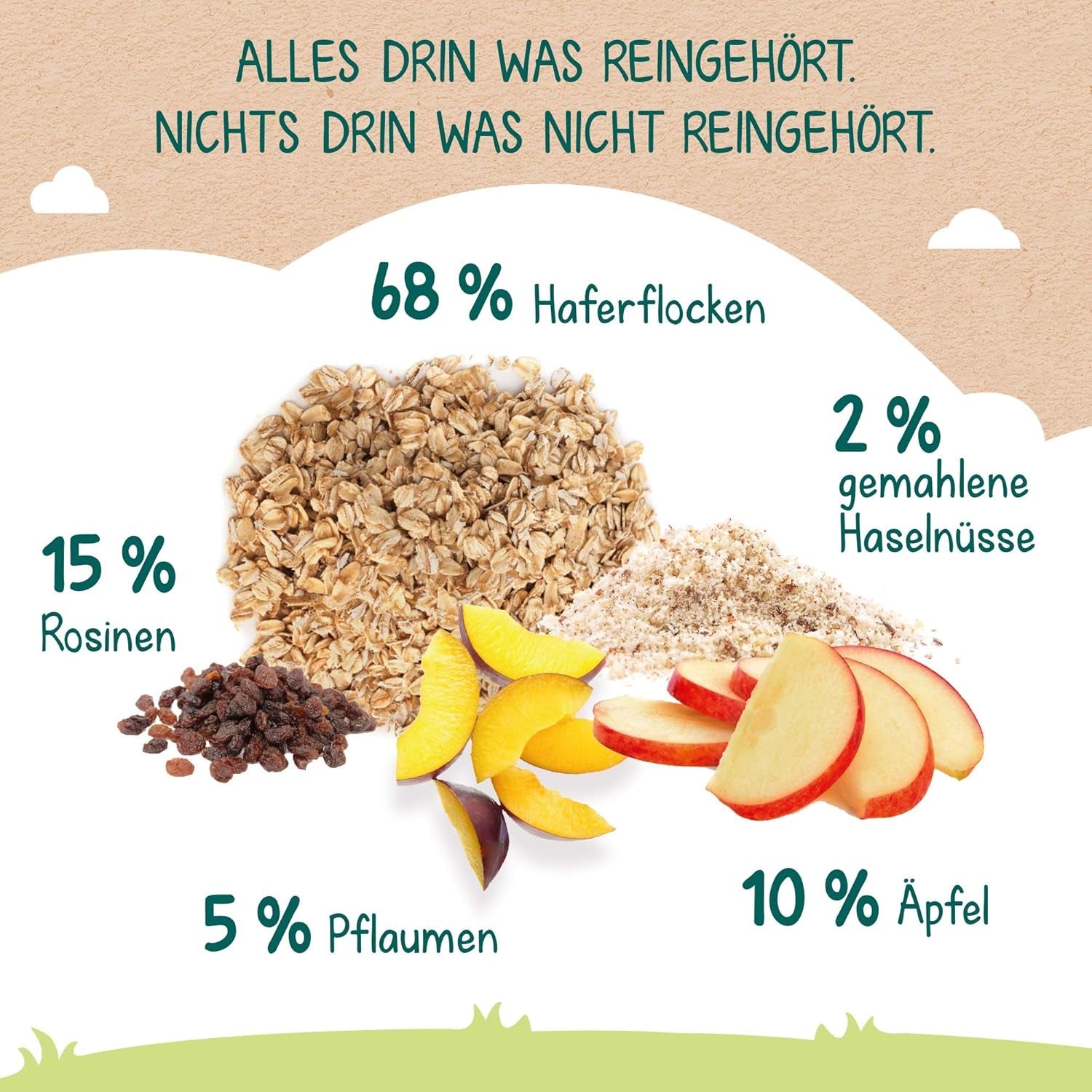 Milupa Babypap - Haver- en fruitpap 10 maanden tot 3 jaar babyvoeding 1 x 400 g (pak van 2)