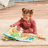 VTech Baby Mijn grote pluchen boek - Tast- en voelboek/boek met muziek en geluiden - Stoffen boek met bewegende elementen - Speelgoed voor motorische en sensorische vaardigheden - Voor baby's en kinderen van 3-24 maanden Bebe Naty Shop Speelgoed
