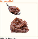 The Better Cat - Graanvrij natvoer met extra hoog vleesgehalte - Premium graanvrij en suikervrij kattenvoer (200 g, Kip)
