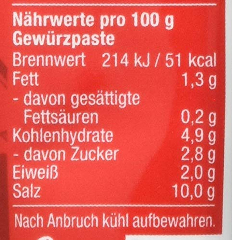 Fuchs Gewürze – Paprika Gewürzpaste, vollmundig piquantes Aroma, Paste zum Würzen von Soßen, Fleisch-Gerichten of Suppen jeglicher Länder-Küchen, 60 g