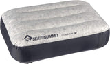 Sea to Summit - Eros Down Reiskussen L - Ultralicht en opblaasbaar - 10D materiaal - Premium donzen kussen - Antislip - Voor wandelen en kamperen - 42 X 28 X 12 Cm - Grijs - 95 G Naty Shop Reiskussens Normaal Grijs