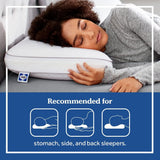 Sealy Essentials Memory Foam Kussen Standaard Wit 2-delig Naty Shop Standaard Kussens