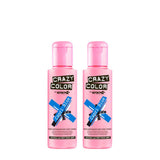 GO TOXIC UV semi-permanente haarkleuringscrème, 100 ml (1 pakje) Naty Shop Blauwe haarverf 100 Ml (1 pakje)