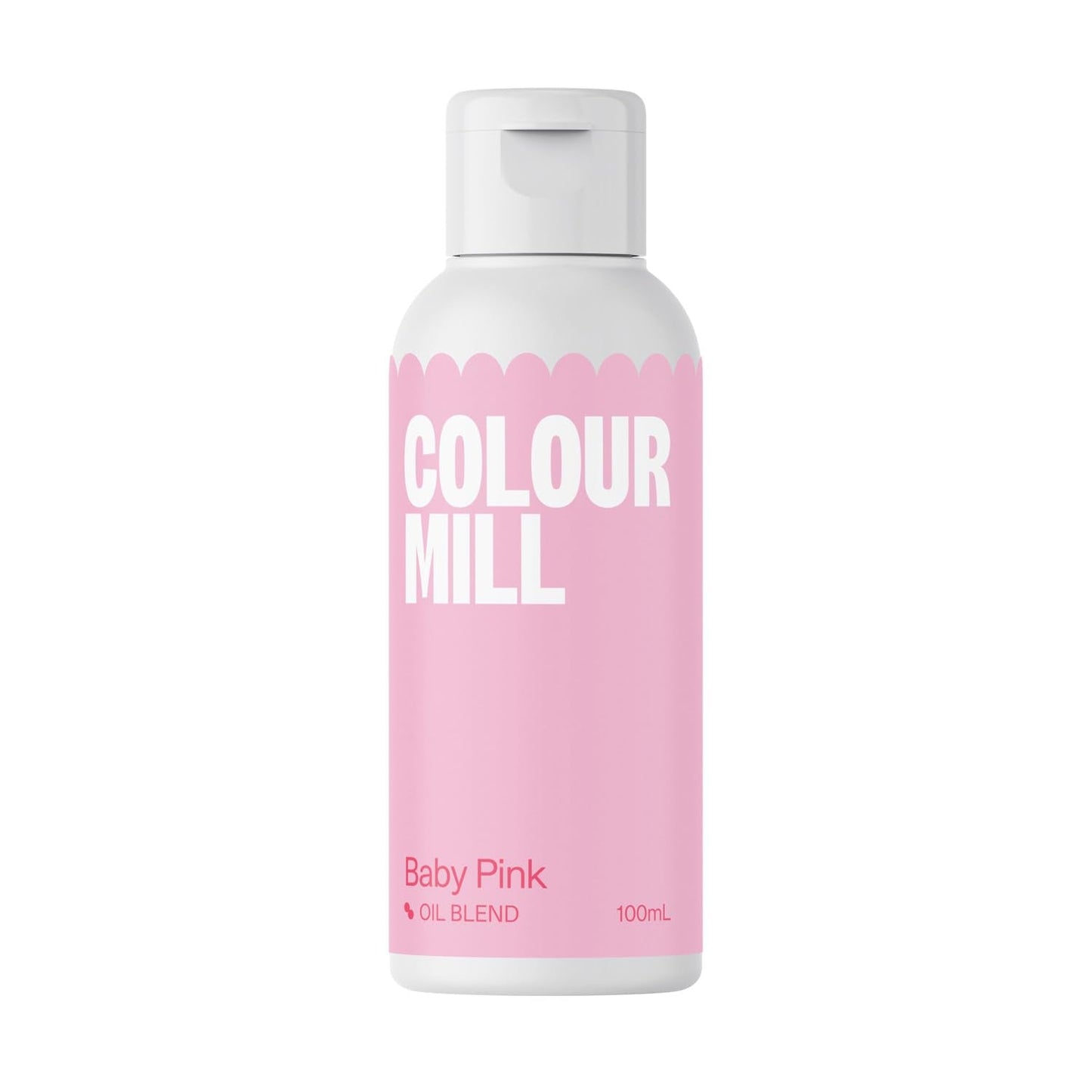 Color Mill op olie gebaseerde voedselkleur, lichtroze oliemengsel - kleurstof voor chocolade, fondant, muffins, cakes, bakken, bitterkoekjes - kleurstof voor taartdecoratie - 100 ml