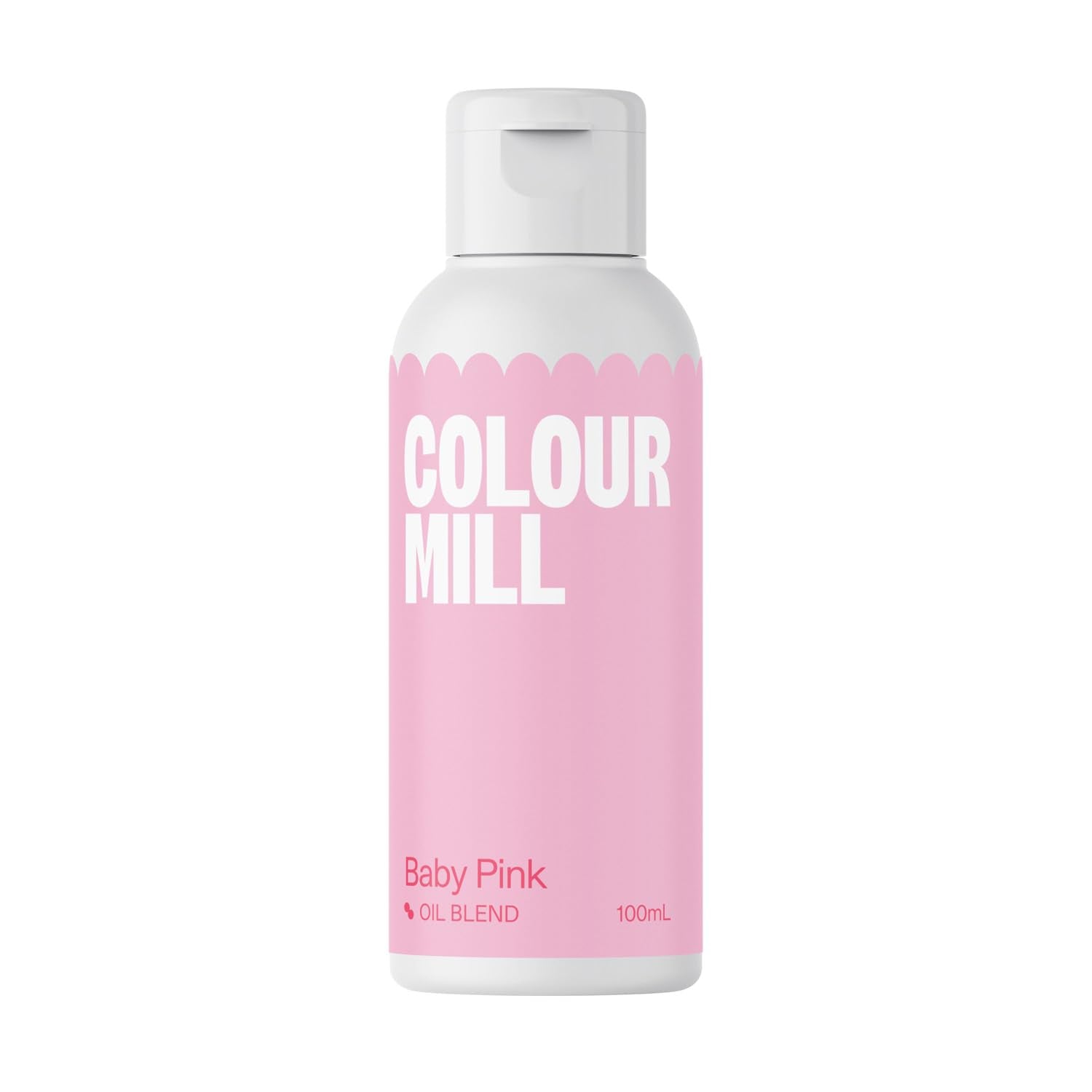Color Mill op olie gebaseerde voedselkleur, lichtroze oliemengsel - kleurstof voor chocolade, fondant, muffins, cakes, bakken, bitterkoekjes - kleurstof voor taartdecoratie - 100 ml