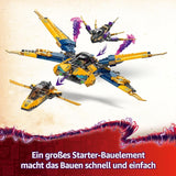 Ras en Arin's LEGO NINJAGO Super Storm Flyer - Speelgoed met drone, schieters, messen en motoren - Incl. 3 Ninja rollenspel-minifiguren - bouwset voor jongens en meisjes vanaf 8 jaar 71833 Bouwsets Besuche in LEGO-Store