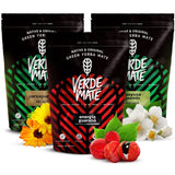 Kruiden Yerba Mate theeservies | Yerba Mate met kruiden | Green Mate Groene Energie Guarana, Guayusa Jazmin, Sarsaparilla | Braziliaanse Groene Yerba Mate | 3X500G
