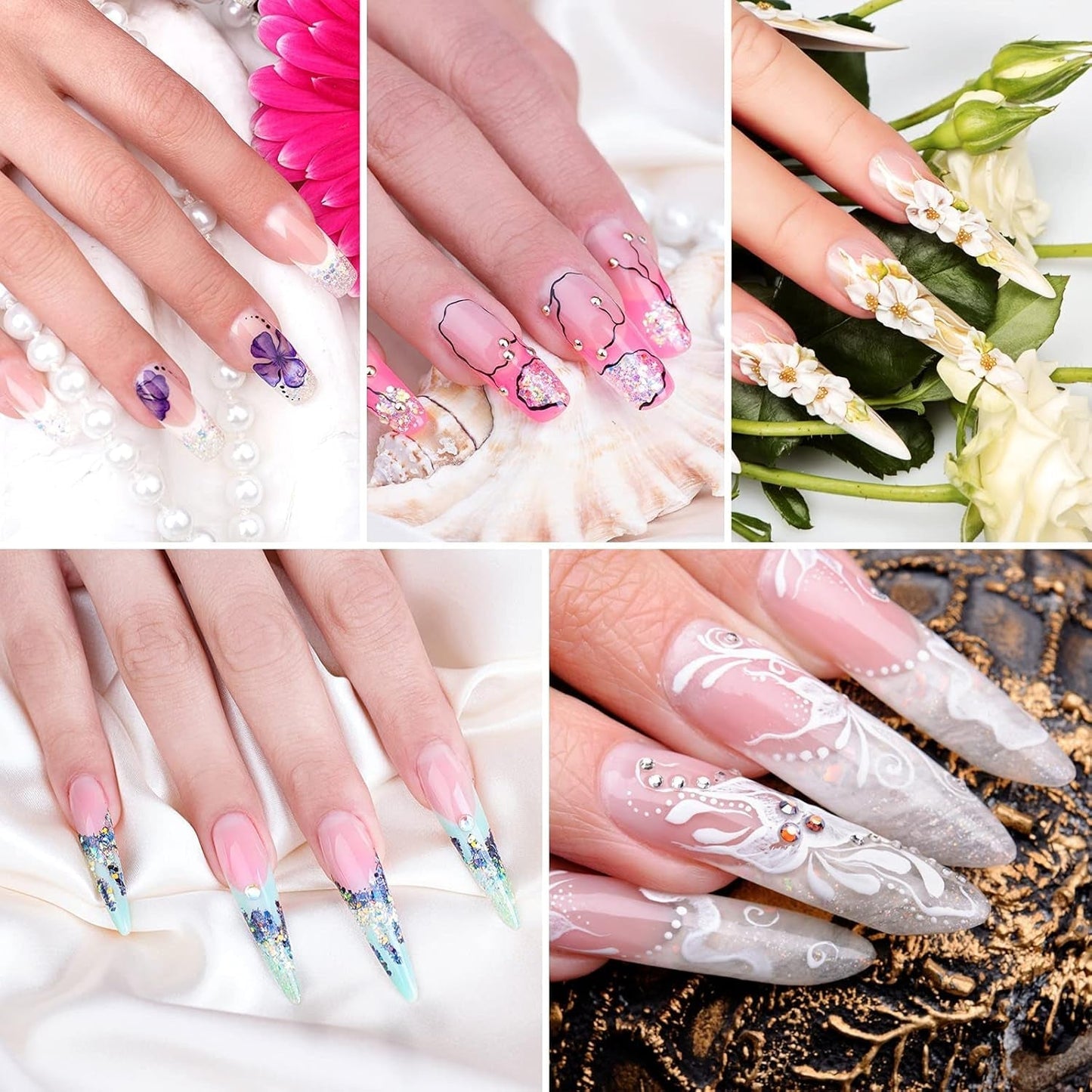 Nageltiplijm, BOLASEN Extra sterke nagellijm, 4 stuks gebarsten nagellijm, nagellijm, extra sterke kunstmatige nagellijm, nagellijm - 4 * 7 ml