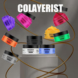 COLAYERIST Tijdelijke wasbare zwarte haarkleur Haarkleurwax voor mannen en vrouwen Haarmascara voor feest of cosplay Knoeivrije haarkleurproducten Haarverf Naty Shop