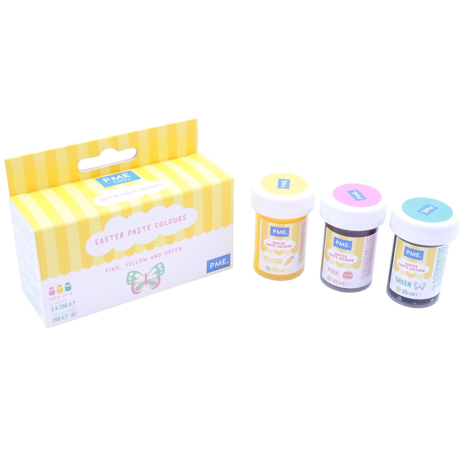 Paastaartkleurset Set van 3 (75g)
