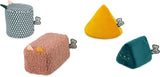 KALOO - Stimuli - 4 evolutionaire vormen met geluiden - Producten voor kinderen - Stapelspel - Horen en grijpen - Vanaf de geboorte, K227002 Babyspeelgoed Naty Shop