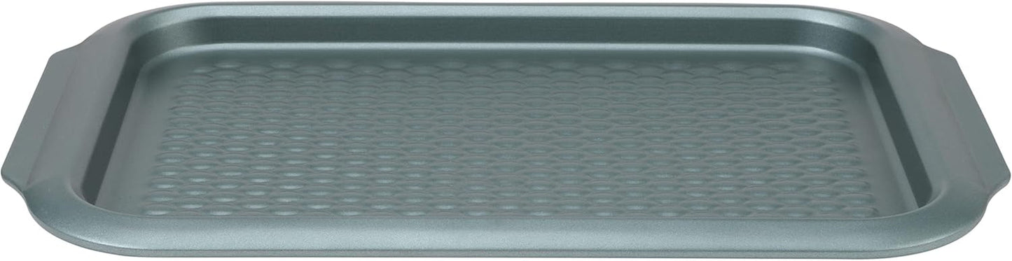 Progress BW09819G2EU7 Shimmer Kollektion, Runde Backform Aus Kohlenstoffstahl Mit Antihaftbeschichtung, Ideal Für Pies, Kuchen, Torten en Quiches, 28 Cm, Grün Vormen en bakplaten Naty Shop 39Cm Backblech