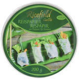Rijstveldrijstpapier, rond, 22 cm (1 x 0,2 kg)