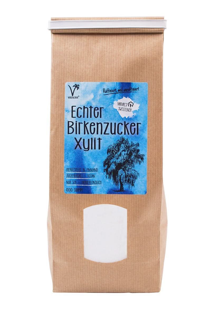 Echte berkensuiker (Xylitol) uit Finland, 1 Kg Zoetstoffen Naty Shop