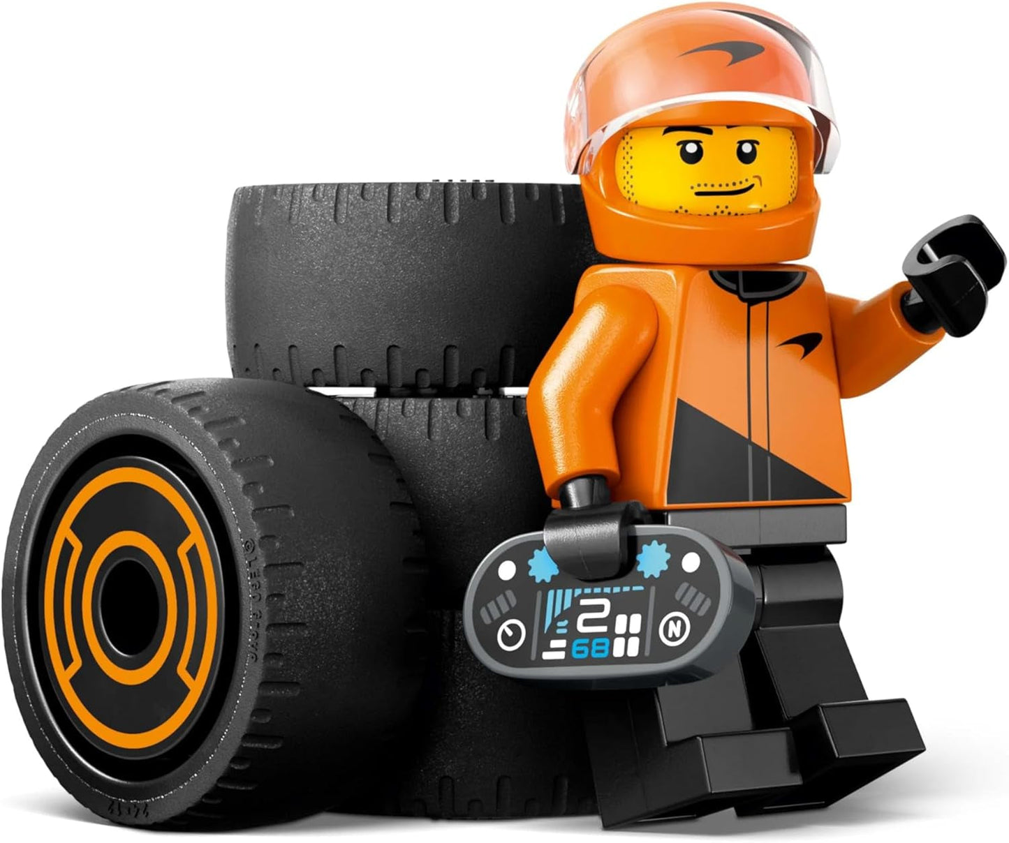 LEGO City F1 Racer met McLaren racewagen - Formule 1 speelgoedmodel met racewagen en minifiguur - klein cadeautje voor jongens en meisjes vanaf 6 jaar of motorsportfans 60442 Bouwsets Besuche den LEGO-Store