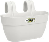 elho Vibia Campana Easy Hanger M 36 - Pot voor balkon en buiten - Ø 36,0 x H 26,5 cm - Zwart/Antraciet