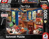 Schmidt Spiele 59977 Geheime puzzel Vaders werkplaats Legpuzzel van 1000 stukjes Naty Shop Standaardtitel
