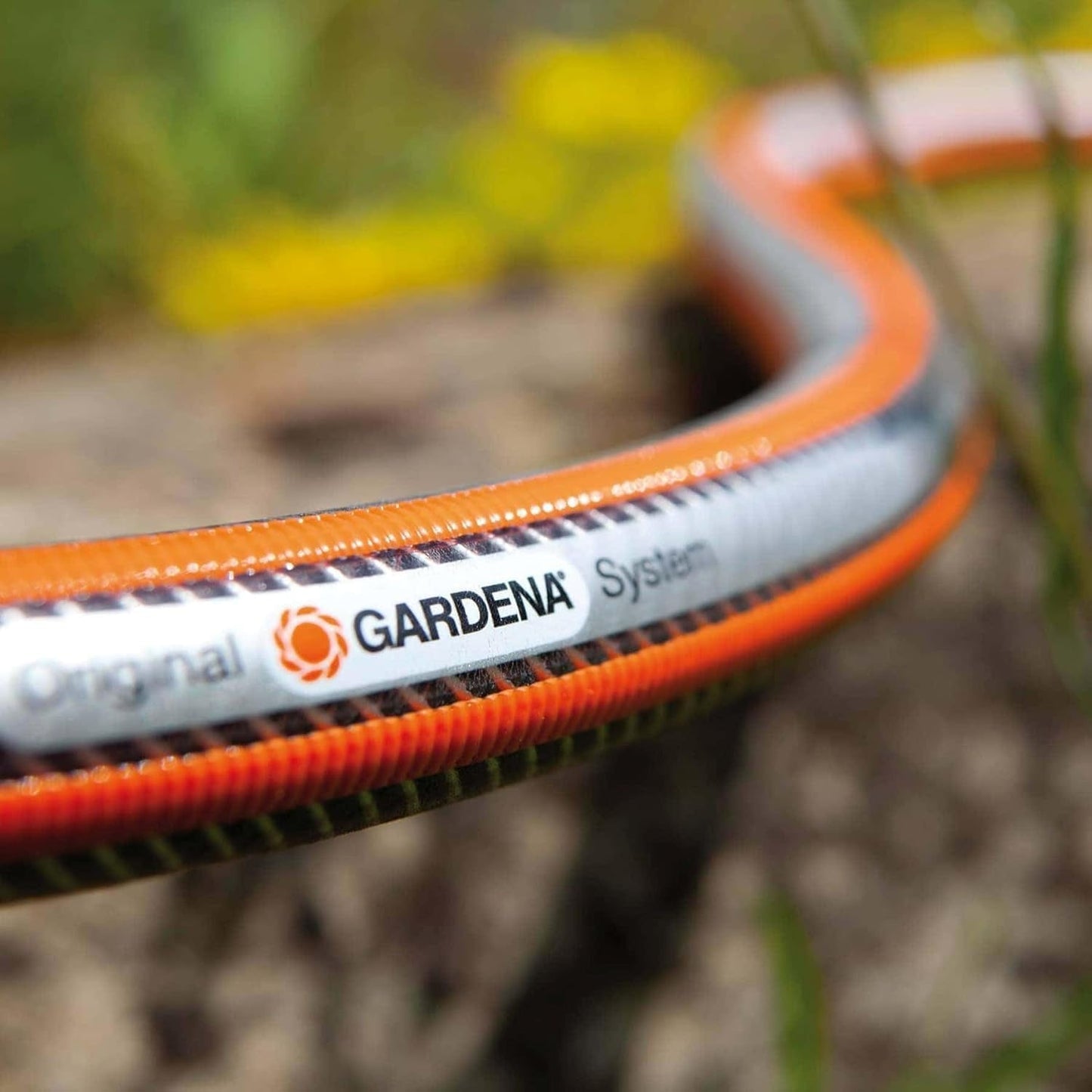 Gardena Tuinslang Polyvinylchloride (PVC), Comfort HighFLEX 19 mm (3/4 inch), 50 m: Tuinslang met Power-Grip profiel, 30 bar barstdruk, zeer flexibel, maatvast, UV-bestendig, verpakt (18085-20)