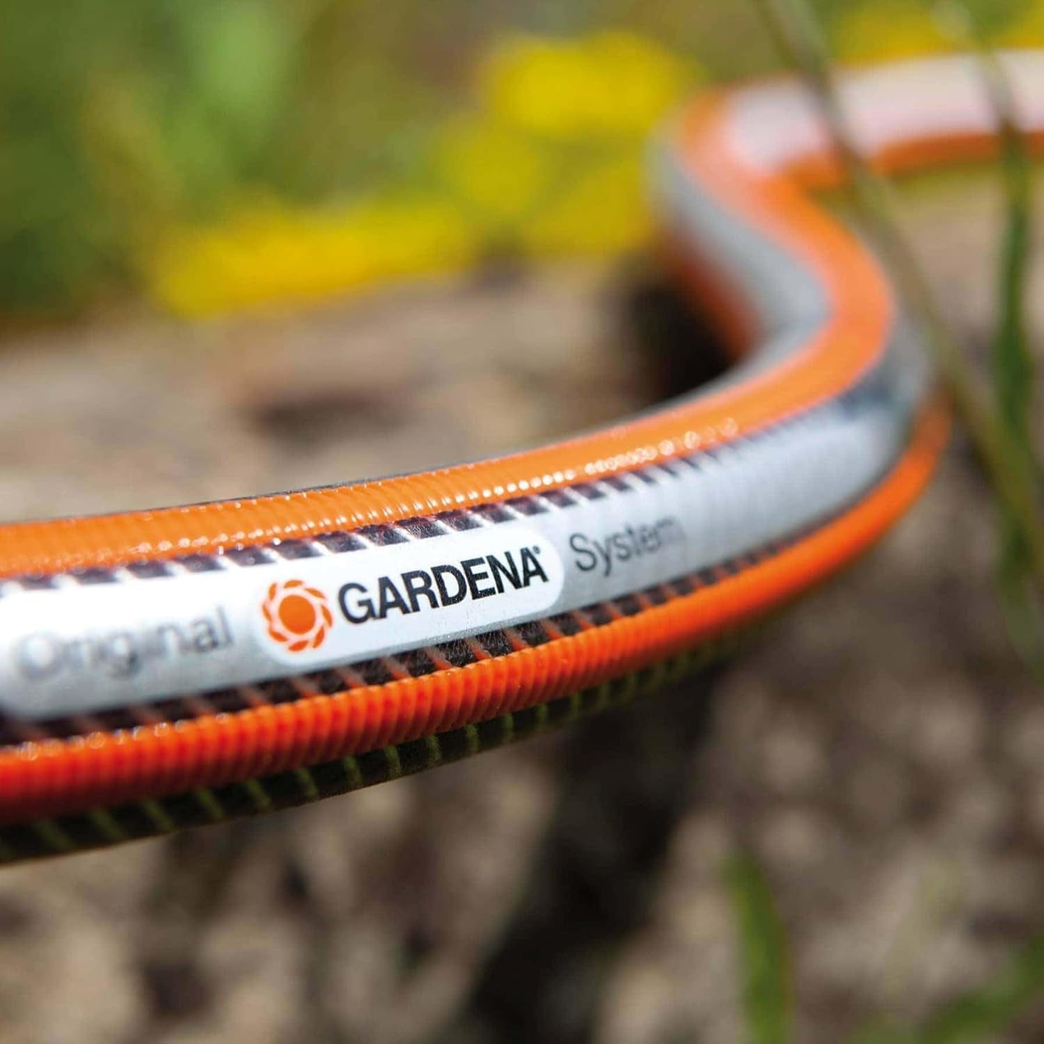 Gardena Tuinslang Polyvinylchloride (PVC), Comfort HighFLEX 19 mm (3/4 inch), 50 m: Tuinslang met Power-Grip profiel, 30 bar barstdruk, zeer flexibel, maatvast, UV-bestendig, verpakt (18085-20)