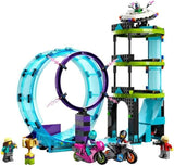 LEGO 60361 City Stuntz Ultieme Stunt Rider Challenge, 3In1 Stunts voor 1 of 2 spelers, met 2 speelgoedmotoren op wielen voor kinderen, Set 2023 Bouwsets Besuche in LEGO-Store