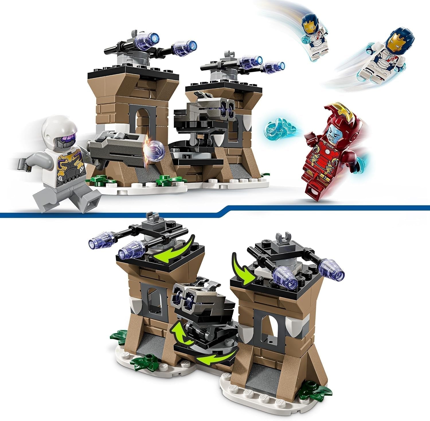 LEGO Marvel Iron Man en Iron Legion vs. Hydra Soldier, Avengers bouwspeelgoed, creatieve speelset voor kinderen en superheldenfans, cadeau voor jongens en meisjes vanaf 6 jaar 76288 Bouwsets Bekijk in LEGO-Store