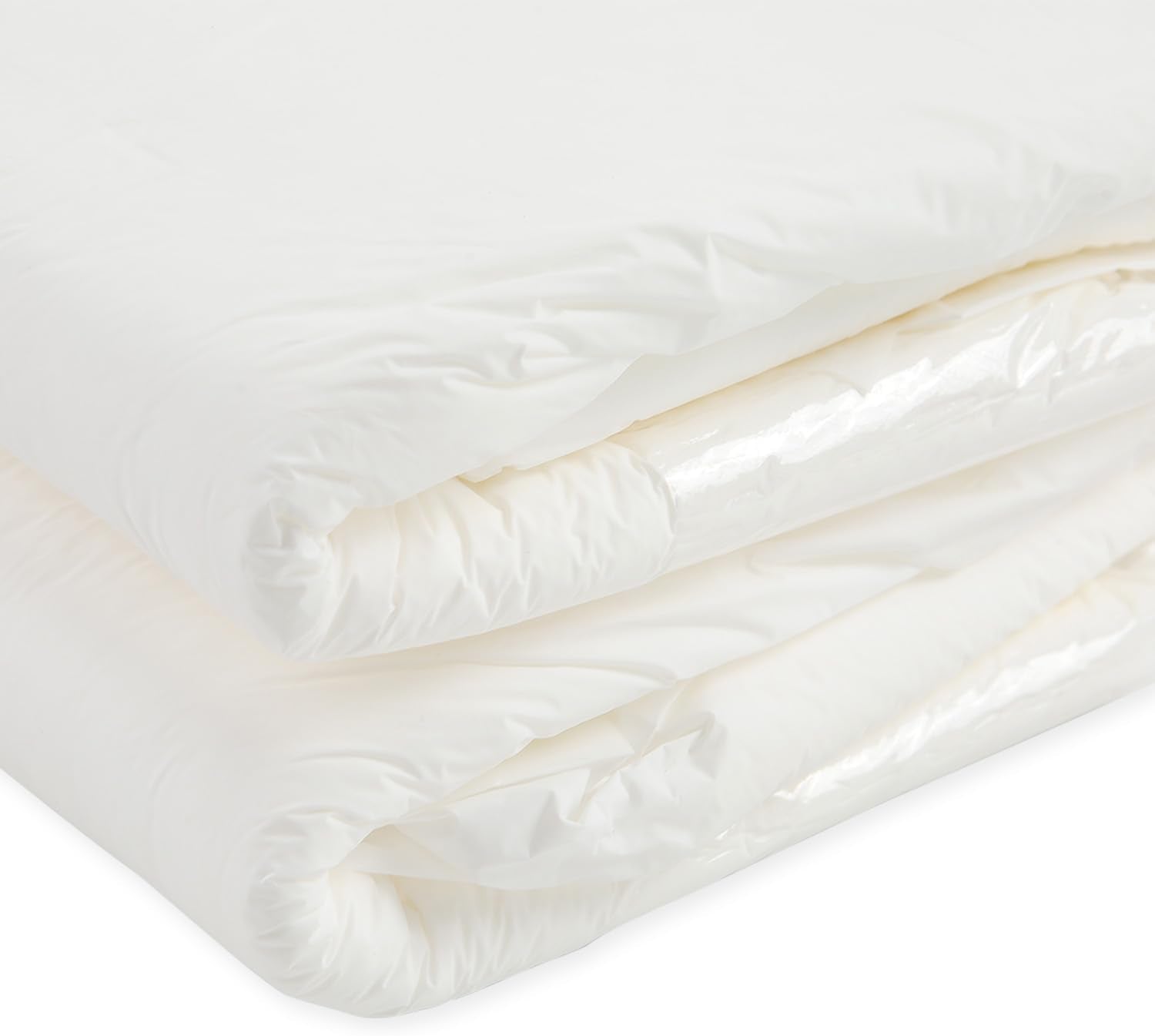 CutiePlusU luiers voor volwassenen, 10-pack wegwerpincontinentieslipjes met lussen voor dames en heren, maximaal absorptievermogen 's nachts - wit (middelgrote maat 71-96cm)