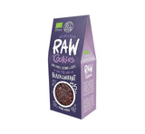 DIET-FOOD RAW Biologische zwarte bessenkoekjes Gezonde snack Heerlijke kantoorkoekjes Conserveermiddelvrij 100 g (1 pak)