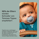 Tommee Tippee Anytime fopspenen, 0-6 maanden, 6-delige symmetrische fopspenen, BPA-vrij