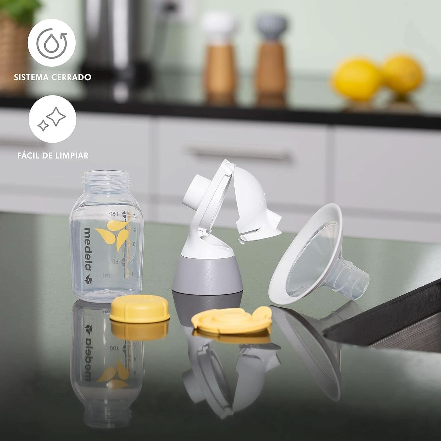 Medela Solo elektrische borstkolf, met Personalfit Flex-trechter en 2-fase-extractietechnologie Accessoires Voeding en borstvoeding Bebe Naty Shop
