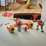 LEGO NINJAGO Kai's Storm Rider Mecha - Vliegend motorspeelgoed met 3 minifiguren - Mecha met beweegbaar hoofd, armen en benen - Bouwspeelgoed - Cadeau voor jongens en meisjes vanaf 7 jaar 71830 Bouwsets Besuche den LEGO-Store