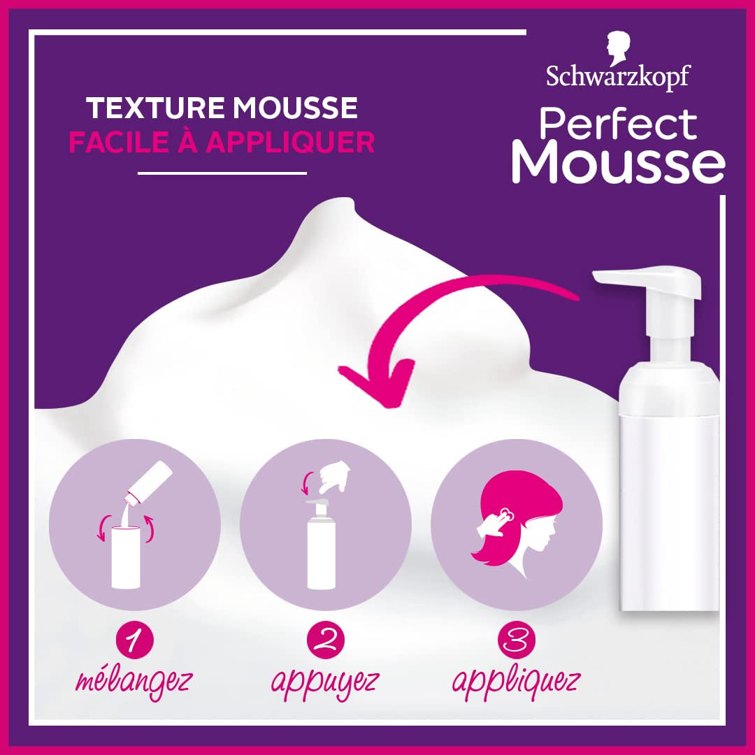 Perfect Mousse Permanente Kleurmousse, 668 Hasellnuss Haarverf Naty Shop