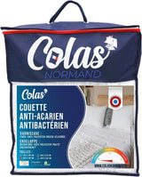 COLAS NORMAND Antimijt- en antibacterieel dekbed, licht, 200 X 200 cm, langdurige werking, perfecte hygiëne, microvezel, zacht en comfortabel, wasbaar, Frans, wit 53130248 Naty Shop Dekbedden en dekbedden Standaard titel
