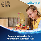 LEGO Ç€ Disney Moana 2: Moana's avonturenvlot - Speelgoedboot met zeilen, afneembaar dek, kampvuur en 3 minipoppetjes waaronder Loto en Moni - Cadeau voor meisjes vanaf 6 jaar en fans - 43270 Bouwsets Beuche in LEGO-Store