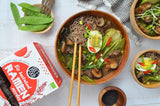 DIET-FOOD Biologische boekweit-ramen-noedels, vegetarisch en veganistisch eten, vetvrij, soja-vrij, glutenvrij, wateroplosbare dieetnoedels, caloriearm, 280g