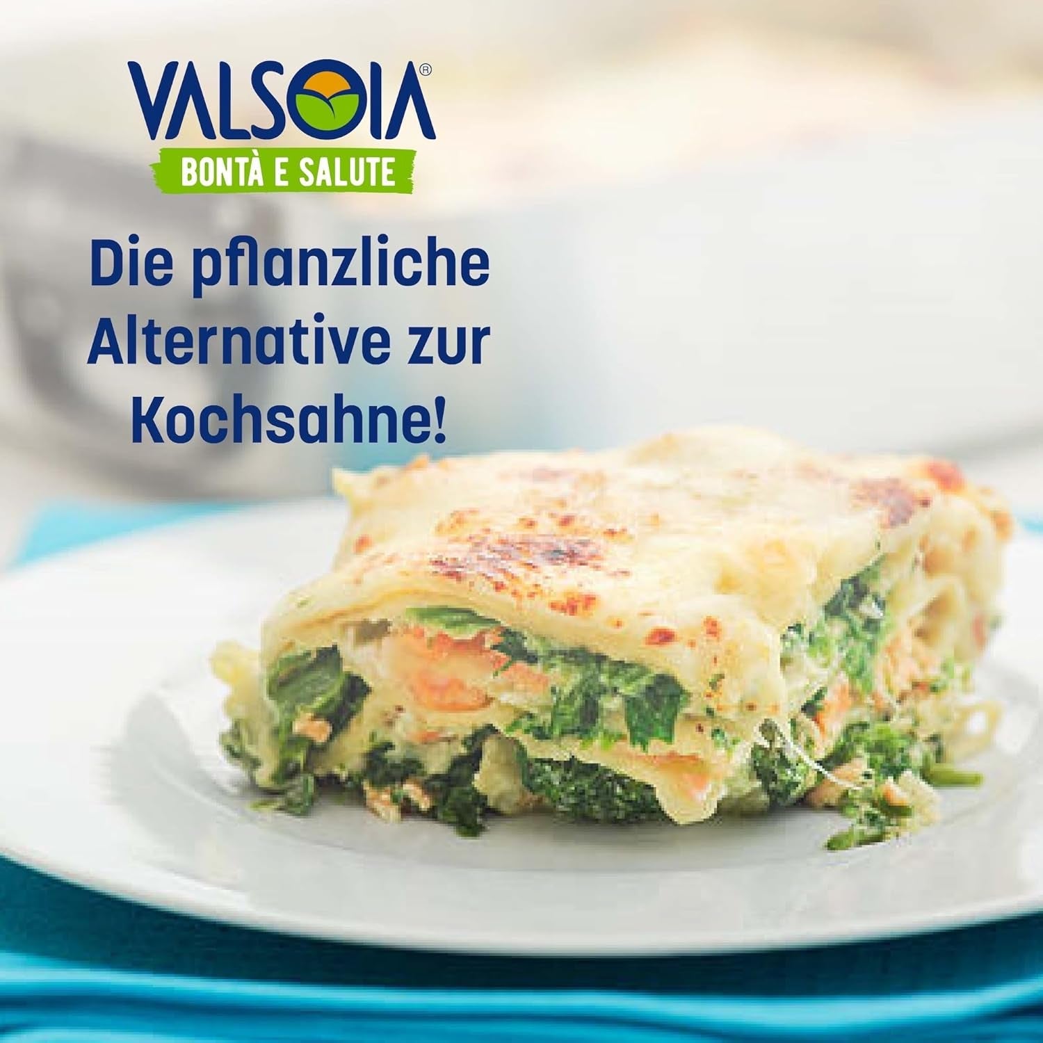 Condisoia crème, ideale kookroom voor mensen met lactose-intolerantie, veganisten en vegetariërs, veelzijdig in de keuken, 6 x 200 g