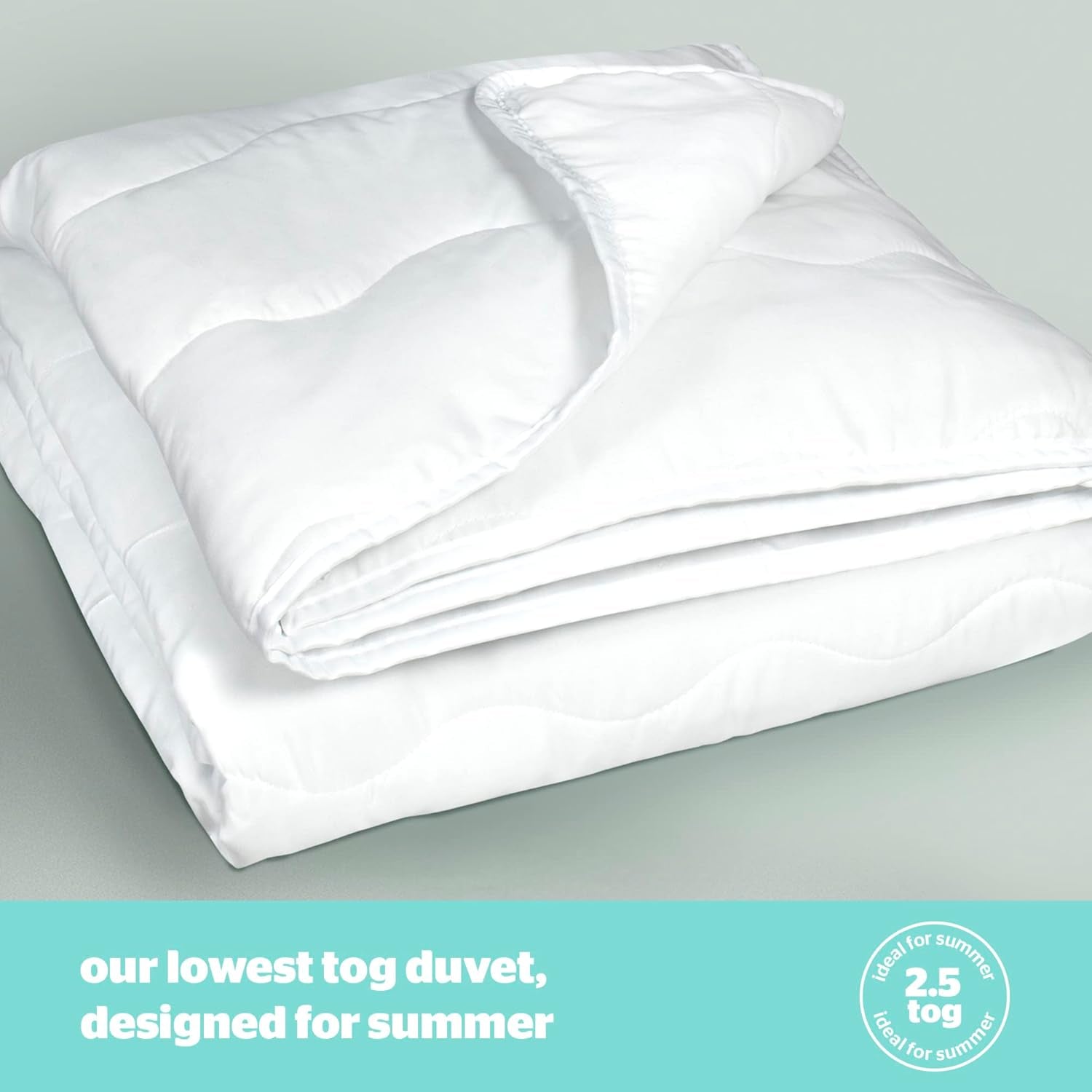 Silentnight Summer Breeze dekbed voor eenpersoonsbed 2,5 Tog Lichtgewicht zomerdekbed Ideaal voor warme nachten en warme slaapkamers Hypoallergeen en machinewasbaar eenpersoonsbed 200 x 135 cm Dekbedden en quilts Naty Shop