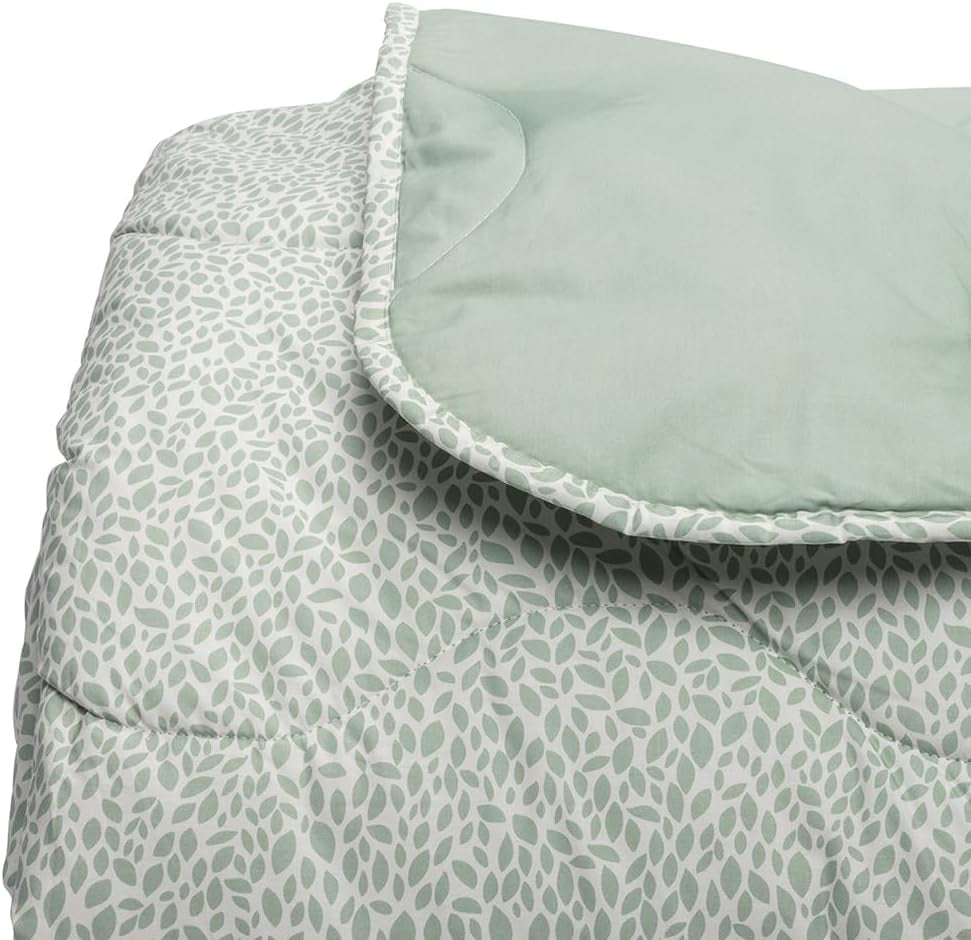 Foppapedretti Notte & Natura dekbed met salieblaadjes, overtrek, 100% katoen, gemaakt in Italië Dekbedden en dekbedden Naty Shop