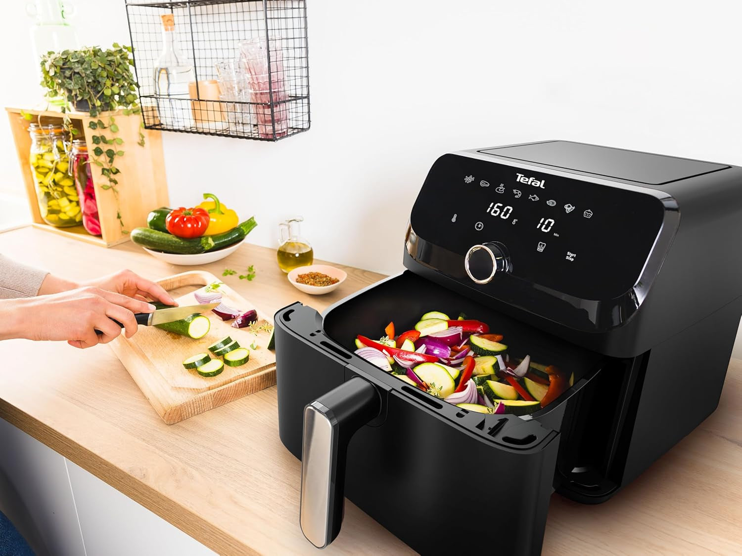Tefal Easy Fry Mega Heteluchtfriteuse, inhoud 7,5 liter, maximaal 8 personen, EY8558E0 Apparaten Naty Shop